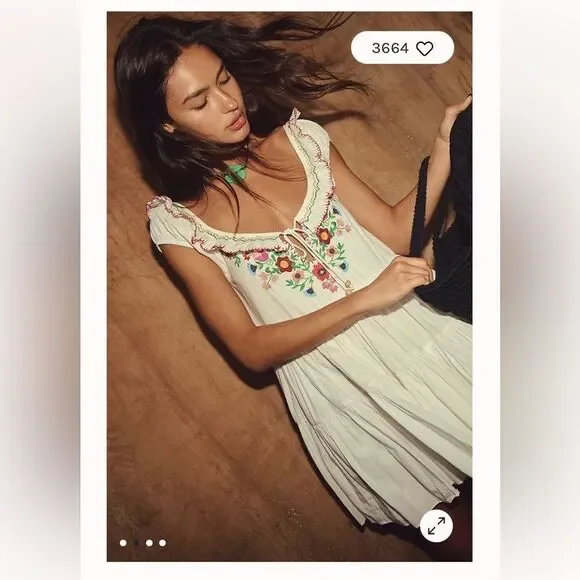 Free People Large Celia Mini Dress - Picture 4 of 8